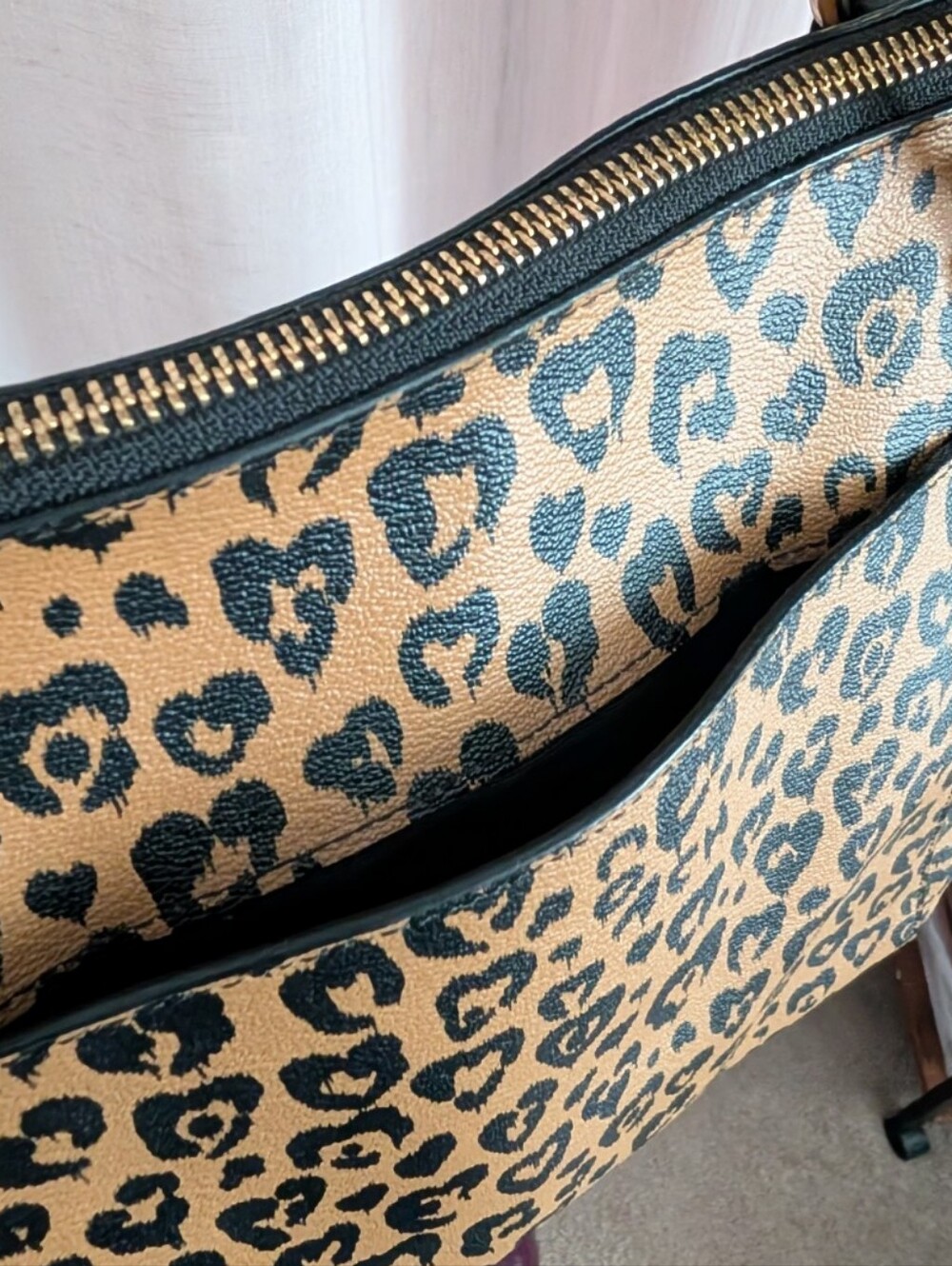 COACH Wild At Heart Leopard Tote - Picture 4 of 8